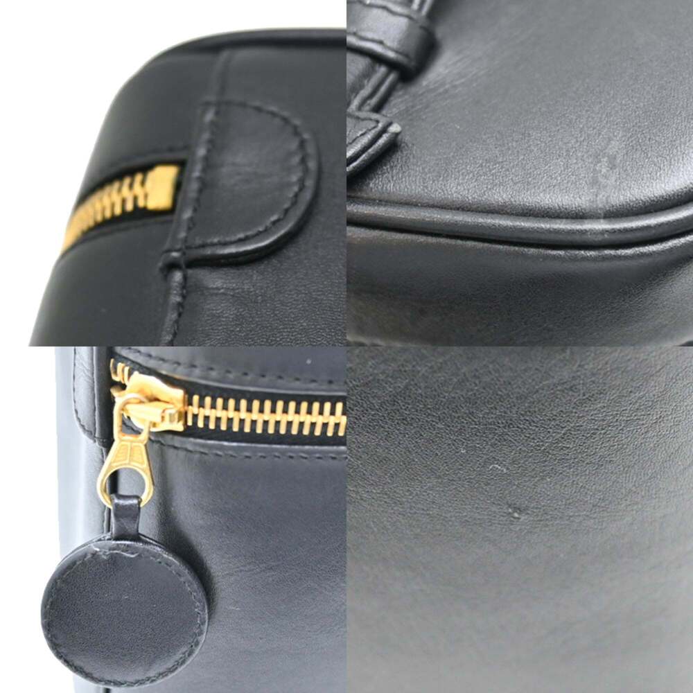 CHANEL Black Lambskin Leather Vanity Bag - Picture 7 of 10